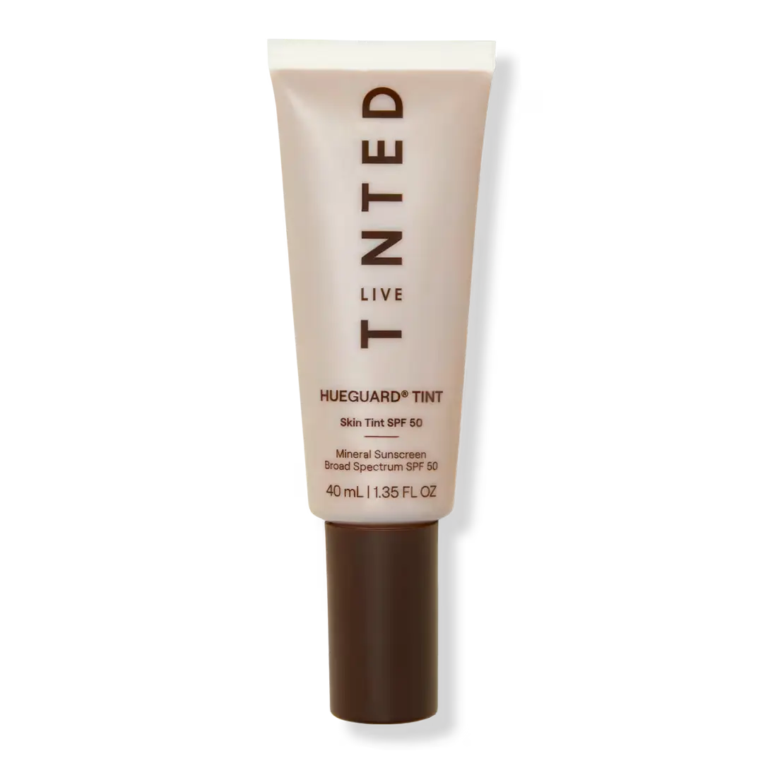 Live Tinted Hueguard Skin Tint SPF 50 Mineral Sunscreen Broad Spectrum 6 Medium (Yellow Undertone)