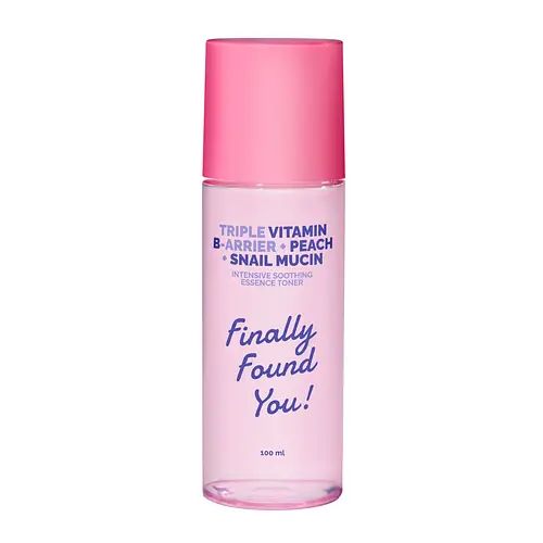Finally Found You! Triple Vitamin B-Arrier + Peach + Snail Mucin Intensive Soothing Essence Toner