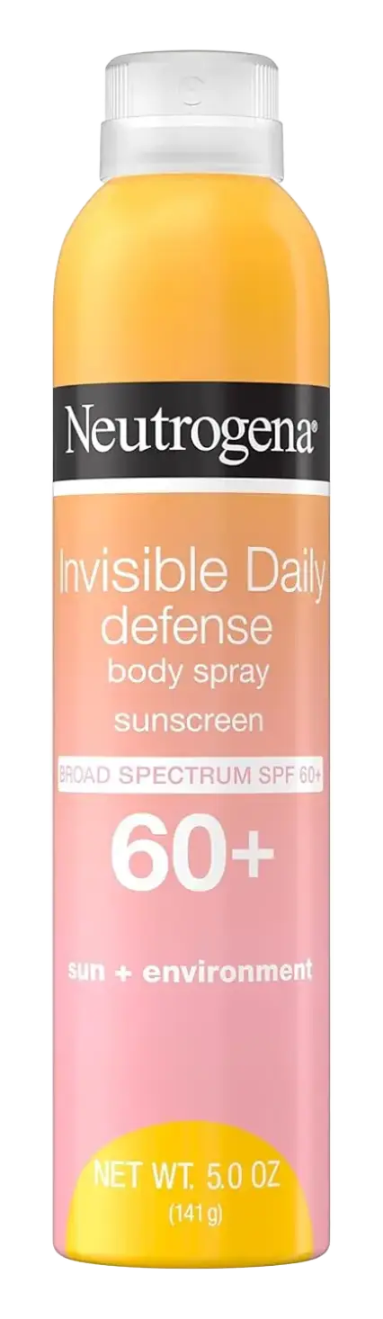 Neutrogena Invisible Daily Defense Body Spray Sunscreen SPF 60+