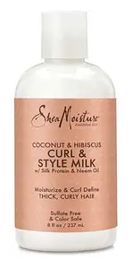 Shea Moisture Coconut & Hibiscus Curl & Style Milk For Thick Curly Hair