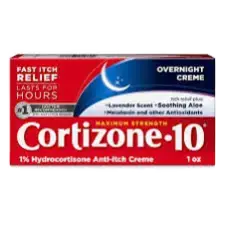 Cortizone-10 Maximum Strength 1% Hydrocortisone Itch Relief Overnight Creme