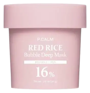 P.Calm Red Rice Bubble Deep Mask