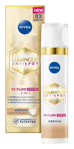 Nivea Luminous630 Anti Spot CC Fluid SPF 30 Medium
