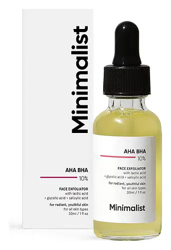Minimalist AHA BHA 10% Face Exfoliator