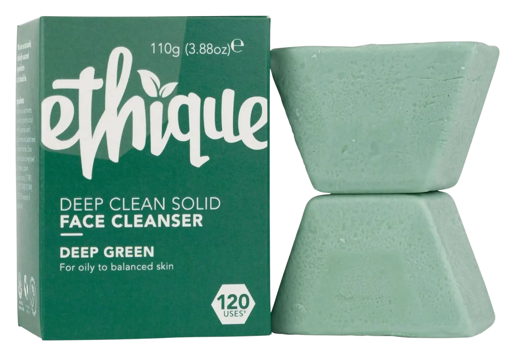 Ethique Deep Green Deep Clean Solid Face Cleanser