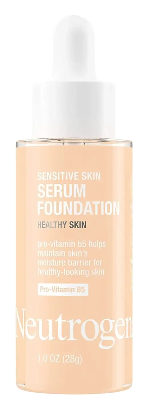 Neutrogena Sensitive Skin Serum Foundation with Moisturizing Vitamin-B5 Light 01