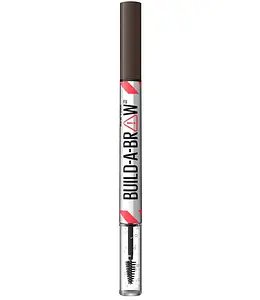 Maybelline Build-A-Brow 2-In-1 Brow Pen & Sealing Gel Deep Brown