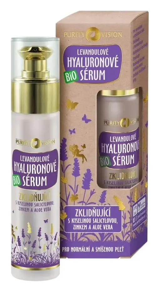 Purity Vision Bio Levandulové Hyaluronové Sérum