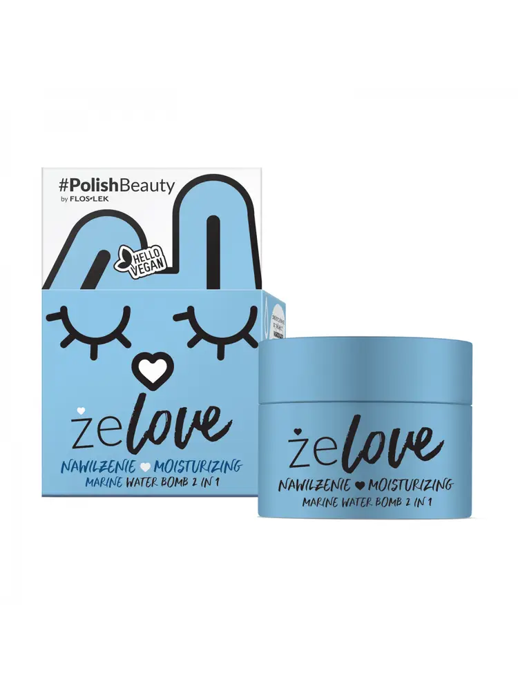 Flos-lek Żelove Nawilzenie Moisturizing Marine Water Bomb 2 In 1