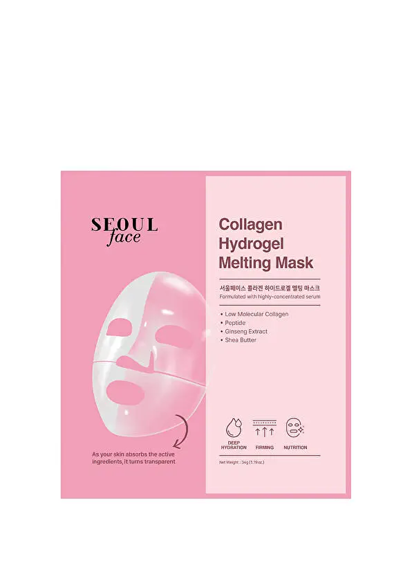Dermal Korea Seoul Face Collagen Hydrogel Melting Mask