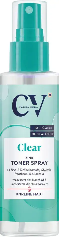 Cadea Vera Clear Zink Toner Spray