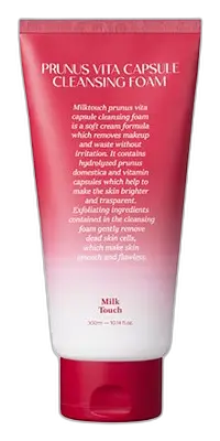 Milk Touch Prunus Vita Capsule Cleansing Foam