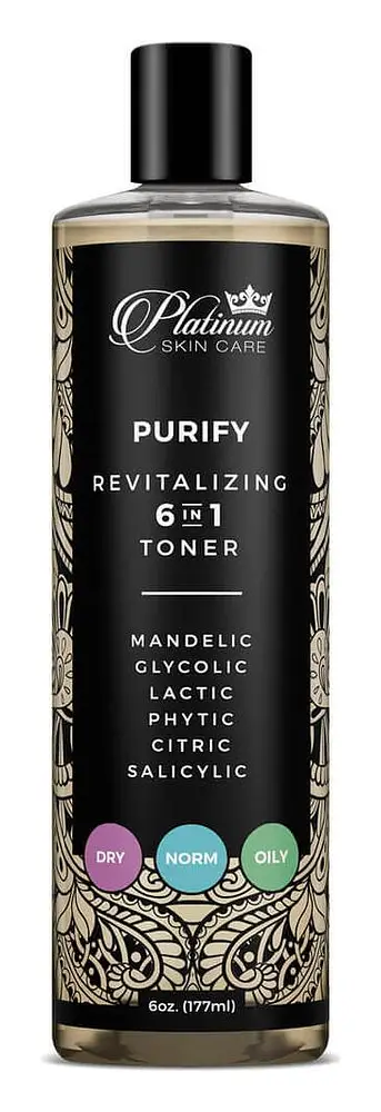 Platinum Skincare Purify Revitalizing 6 in 1 Toner