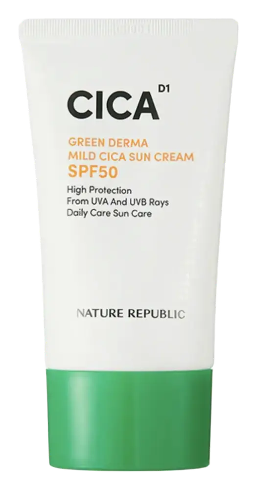Nature Republic Green Derma Mild Cica Sun Cream SPF 50
