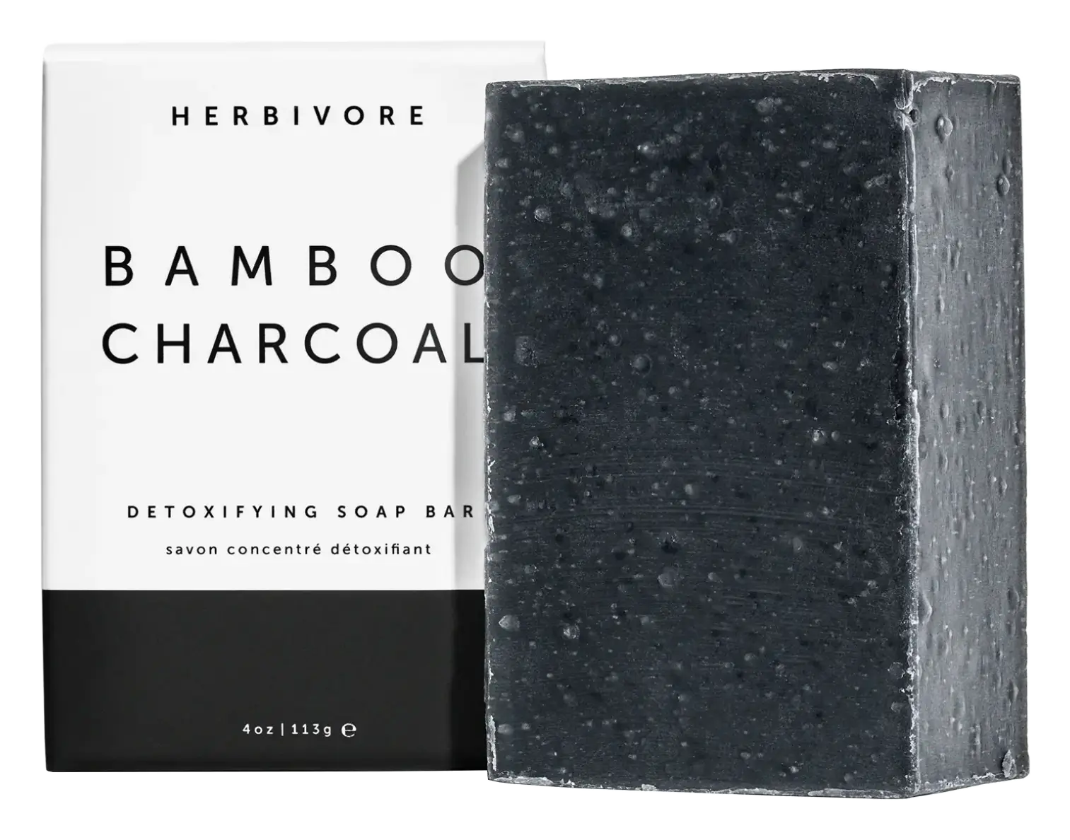 Herbivore Bamboo Charcoal Detoxifying Soap Bar