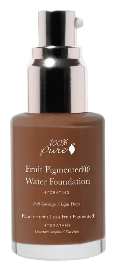 100% Pure Fruit Pigmented Full Coverage Water Foundation Warm 8.0
