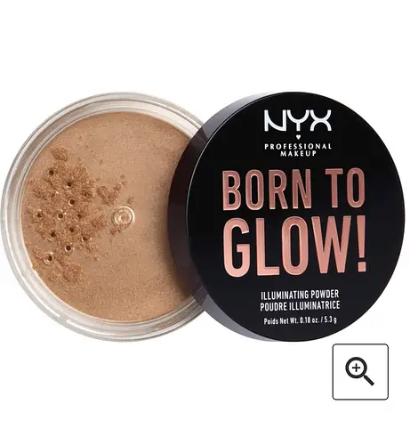 NYX Cosmetics Born To Glow Illuminating Powder Warm Strobe
