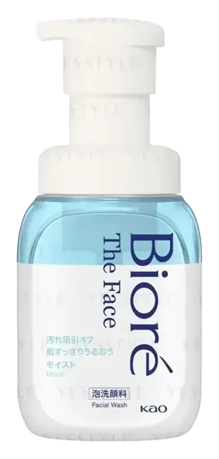 Biore The Face Foam Facial Cleanser Moist