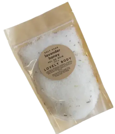 Lovely Body Lavender Honey Salt Soak