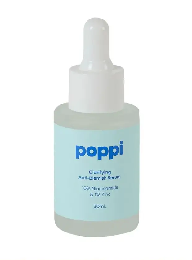 Poppi Clarifying Anti Blemish Serum Niacinamide 10% Zinc 1%