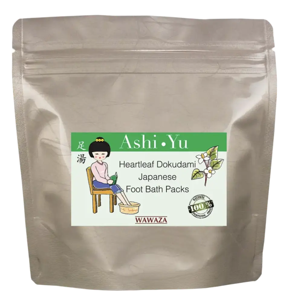 Wawaza Heartleaf Dokudami Japanese Foot Bath Packs
