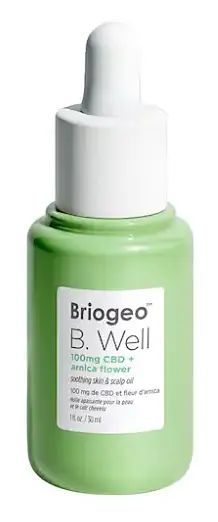 BrioGeo B.Well 100mg CBD + Arnica Flower Soothing Skin & Scalp Oil