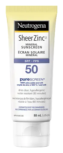 Neutrogena Sheer Zinc Mineral Sunscreen SPF 50