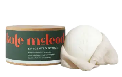 Kate McLeod Unscented Stone Body Moisturizer Lotion Bar