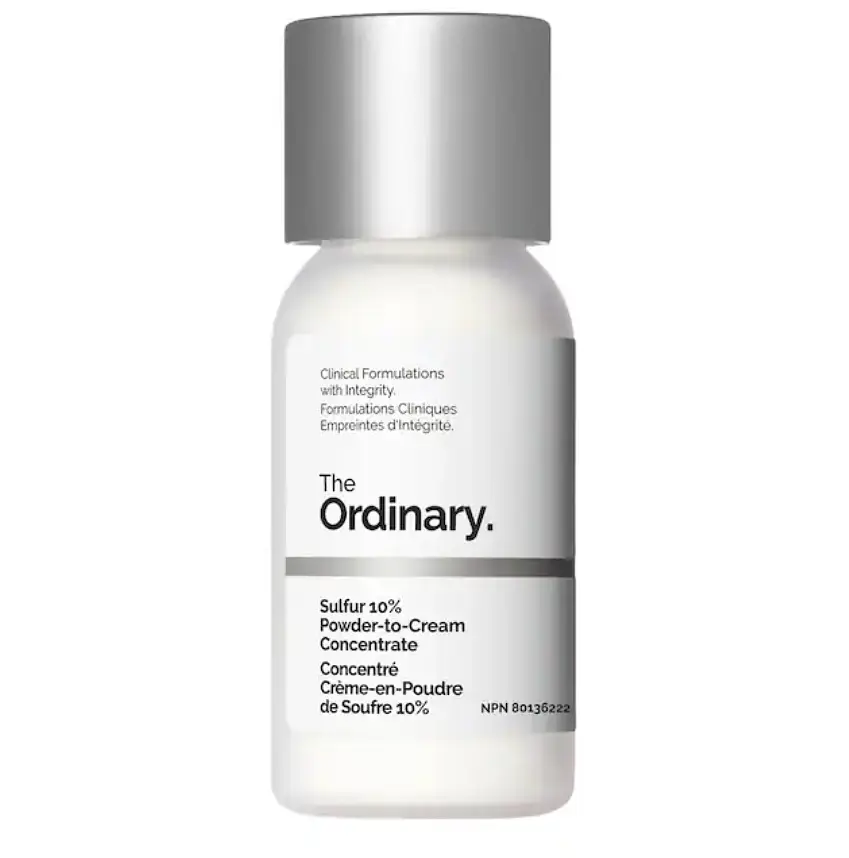 The Ordinary Sulfur 10% Powder-to-Cream Concentrate Acne Spot Treatment