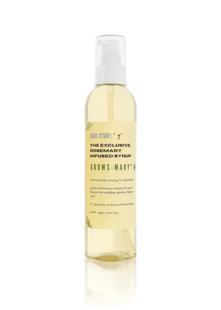 Hair Syrup Grows-Mary Exclusive Rosemary Infused Syrup