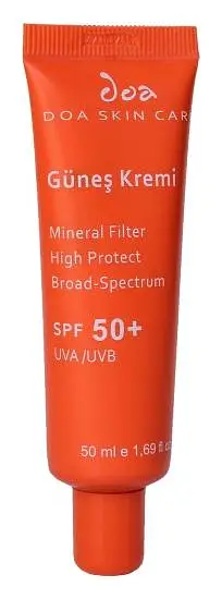 Doa Kozmetik Güneş Kremi 50 SPF (Mineral)