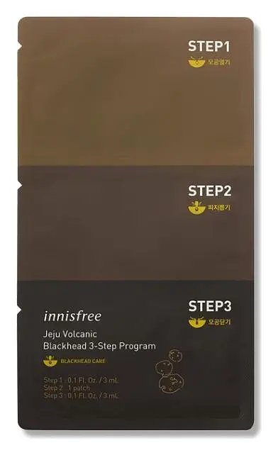 innisfree Volcanic Blackhead 3 Step Sheet