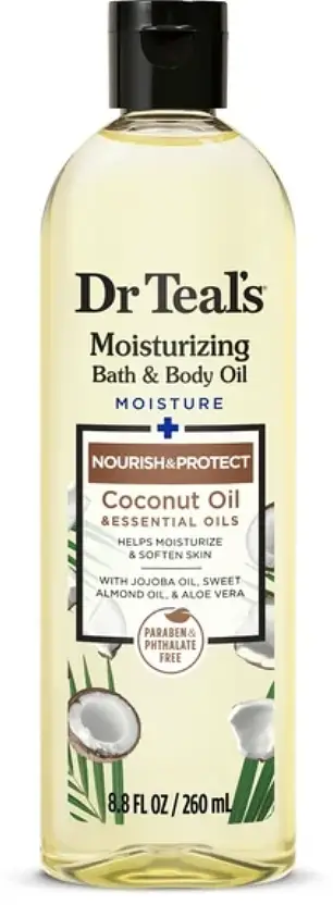 Dr Teal’s Moisturizing Bath & Body Oil Dr Teal's Moisturizing Bath & Body Oil, Nourish & Protect with Coconut Oil