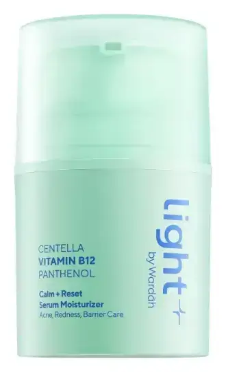 Wardah Light+ Calm + Reset Serum Moisturizer