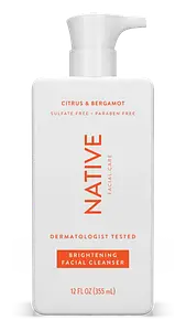 Native Citrus & Burgamot Brightening Facial Cleanser