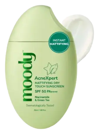 Moody Acnexpert Mattifying Dry Touch Sunscreen SPF 50