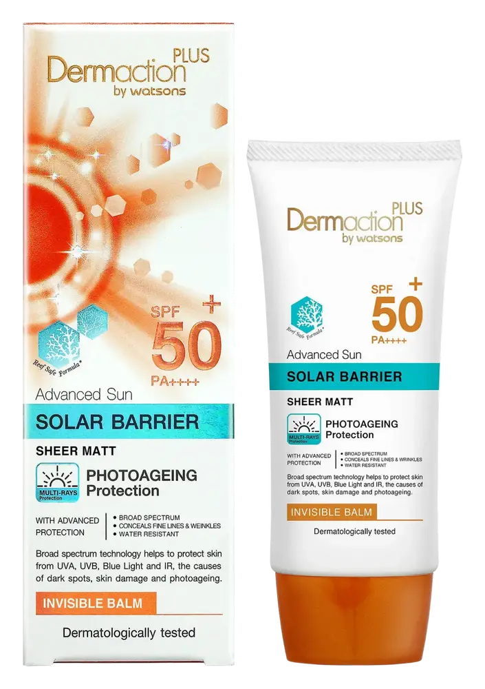 Dermaction Plus by Watsons Sun Solar Invisible Balm SPF 50