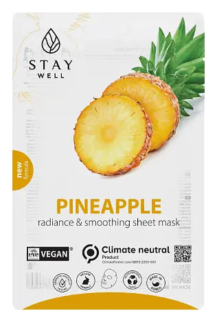 Stay Well Climate Neutral Face Mask Pineapple