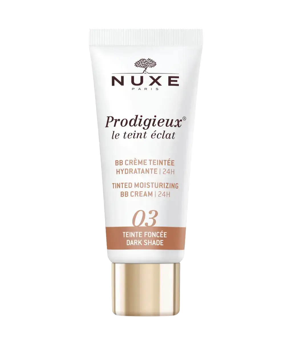 Nuxe Prodigieux Le Teint Éclat 24H Tinted Moisturizing BB Cream 03 Dark Shade
