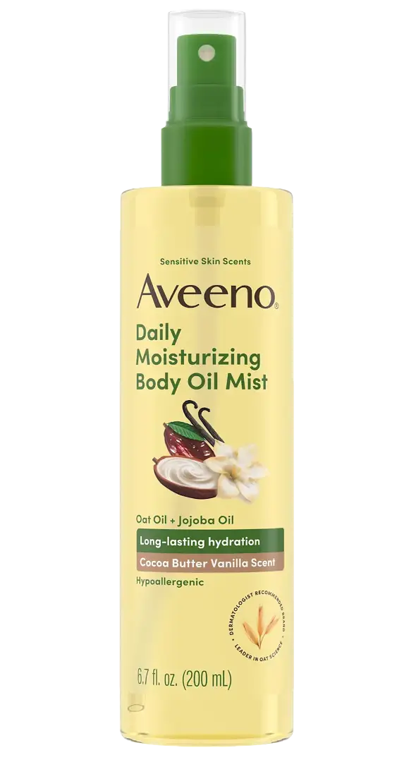 Aveeno Daily Moisturizing Body Oil Mist Cocoa Butter Vanilla