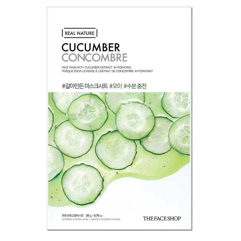 The Face Shop Real Nature Face Mask Real Nature Face Mask Cucumber
