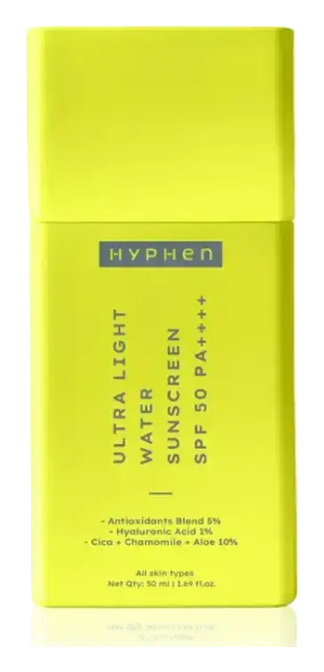 hyphen Ultra Light Water Sunscreen SPF 50