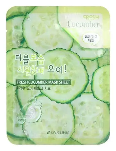 3W Clinic Fresh Mask Sheet Cucumber