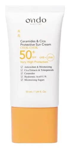 Ondo Beauty 36.5 Ceramides & Cica Protective Sun Cream SPF 50+