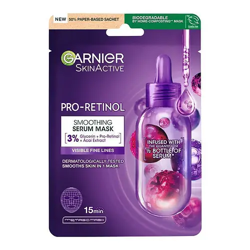 Garnier Pro-Retinol Smoothing Serum Mask Australia