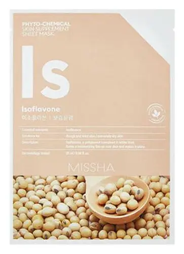 Missha Phyto-chemical Supplement Sheet Mask in Isoflavone