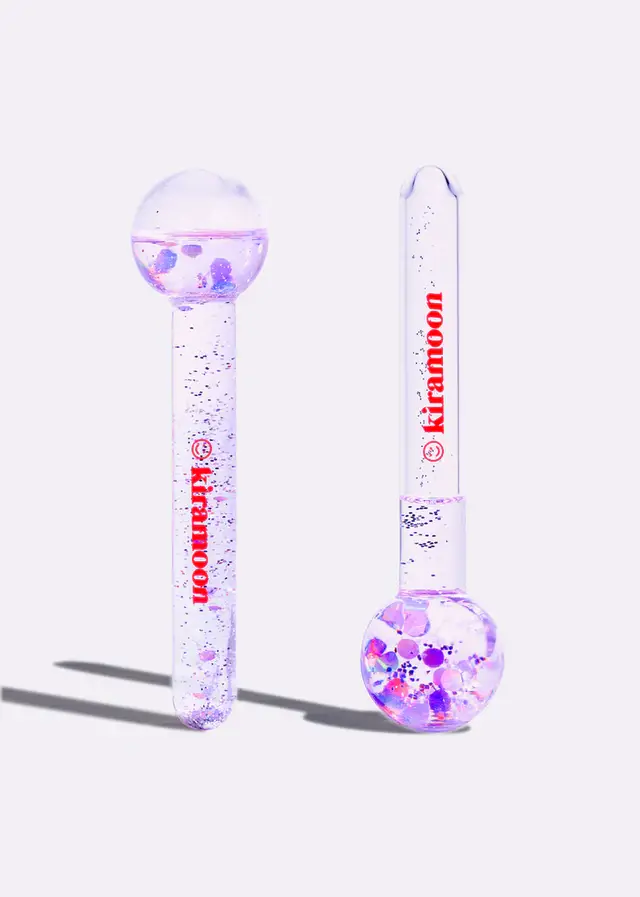 Kiramoon Moon Globes Glitter Cryo Facial Rollers