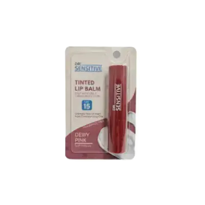 Dr. Sensitive Tinted Lip Balm SPF 15 Dewy Pink