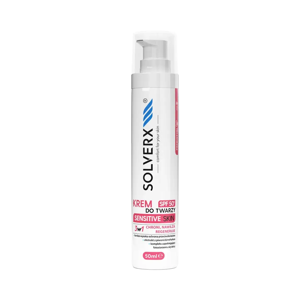 Solverx Sensitive Skin Face Cream SPF 50+