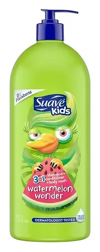 Suave Kids 3-In-1 Shampoo, Conditioner & Body Wash Watermelon